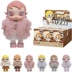 image:imagePOP MART Baby Molly Winter Fit Check SeriesVinyl Plush Pendant Blind Box Figures Collectible Toys Home Decorations Holiday Birthday Gifts for Girls and Boys Whole SetWhole Set