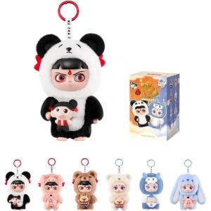 image:imagePOP MART NeZha 2 Dress Up Party Series Vinyl Plush Doll Pendant Blind Box Figures Collectible Toys Home Decorations Holiday Birthday Gifts for Girls and Boys Single BoxSingle Box