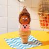 image:imagePOP MART Moon Gelato SeriesHoney Plush Pendant Blind Box Bag Charm Collectible Toys Home Decorations Holiday Birthday Gifts for Girls and BoysDouble Scoop Gelato