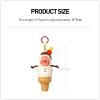 image:imagePOP MART Moon Gelato SeriesHoney Plush Pendant Blind Box Bag Charm Collectible Toys Home Decorations Holiday Birthday Gifts for Girls and BoysSnowman Gelato