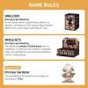 image:imagePOP MART SKULLPANDA Petals in Four Acts Series Action Figures Blind Box Collectible Toys Home Decorations Holiday Birthday Gifts for Girls and Boys Single BoxSingle Box