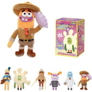 image:imagePOP MART Residents of Bikini BottomWhimsical Plush Part2 Blind Box Keychain  Plush Pendant Bag Charm Collectible Holiday Birthday Gift Single BoxSingle Box