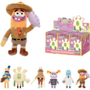 image:imagePOP MART Residents of Bikini BottomWhimsical Plush Part2 Blind Box Keychain  Plush Pendant Bag Charm Collectible Holiday Birthday Gift Single BoxWhole Set