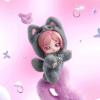 image:imagePOP MART aespa Fluffy Club Series Vinyl Plush Doll Pendant Blind Box Keychain Kpop Vinyl Plush Bag Charm Collectible Holiday Birthday Gifts for Kids Adults Single BoxSingle Box