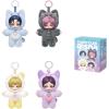 image:imagePOP MART aespa Fluffy Club Series Vinyl Plush Doll Pendant Blind Box Keychain Kpop Vinyl Plush Bag Charm Collectible Holiday Birthday Gifts for Kids Adults Single BoxSingle Box